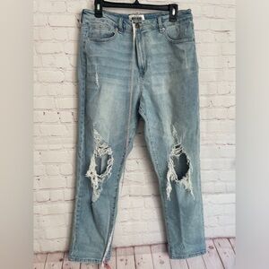 RE generation Renewable Essentials HighWaisted Baggy Straight Jeans Women’s 30